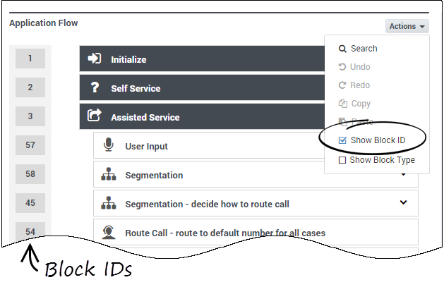 Des appflow actions showids.png