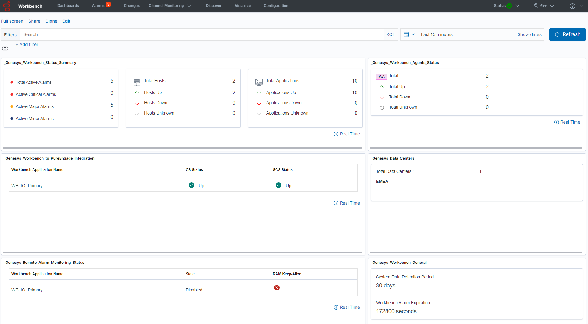 workbench application