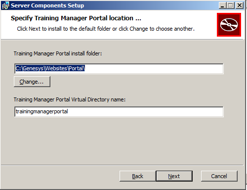 Portal path and IIS virtual directory