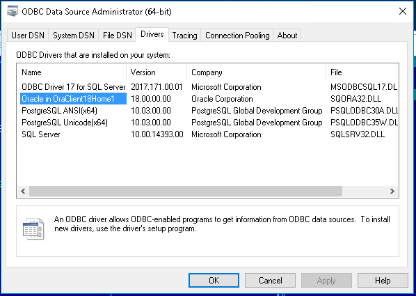 How to install odbc driver in windows 7 64 bit for oracle arena