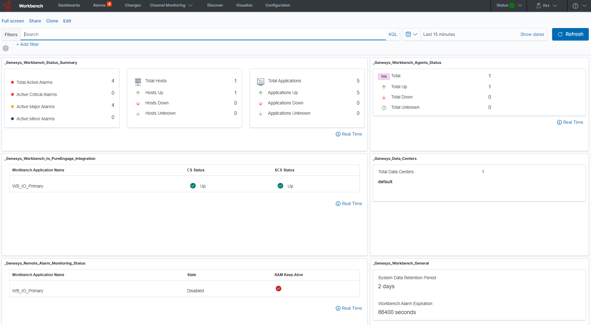 DocumentationSTWorkbenchUGWorkbenchDashboardscurrent Genesys