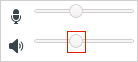 Controle de volume do alto-falante