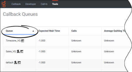 CallbackUI tools-tab callback-queues-page column-sorting.png